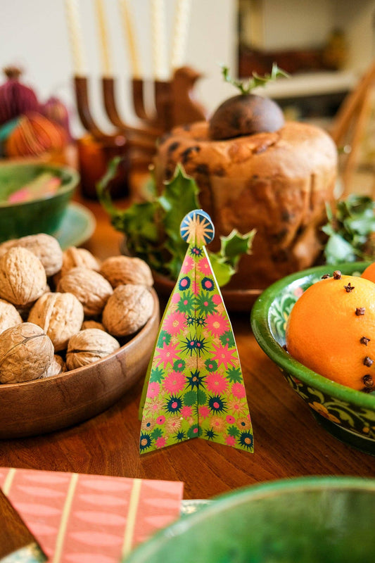 Star Tree Greeting Card