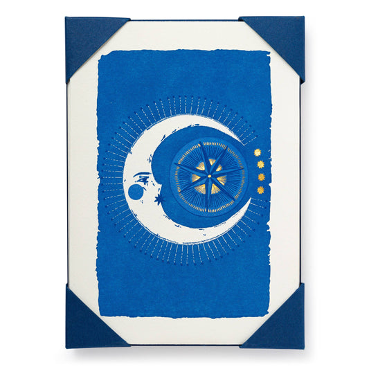 Golden Moon  | Notelet Card (5-Pack)