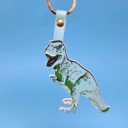T-Rex Key Fob: Turquoise
