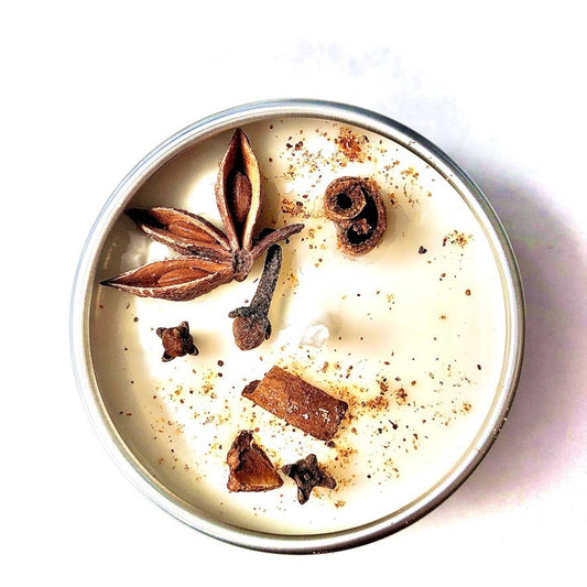 Spiced Chai Artisanal Soy Candle: 2 oz.