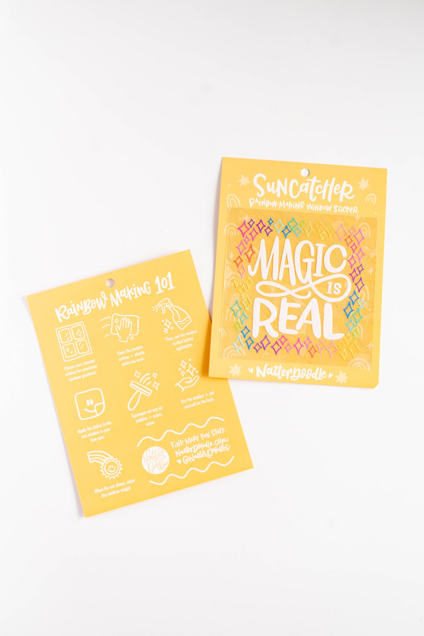 Magic Is Real – Prismatic Rainbow Suncatcher Window Decor