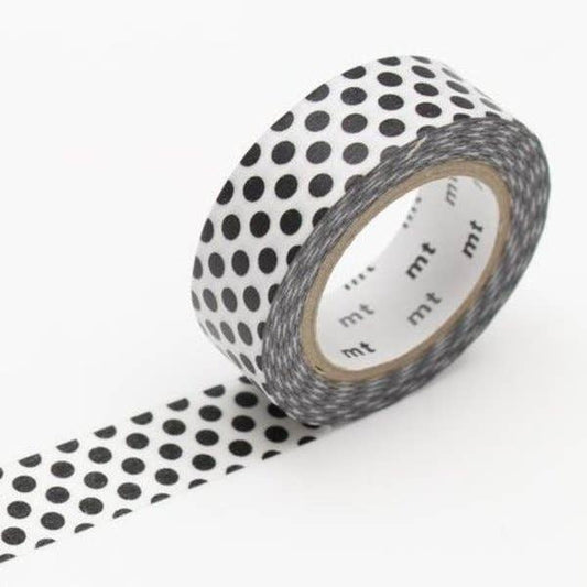 Black Polka Dot Washi