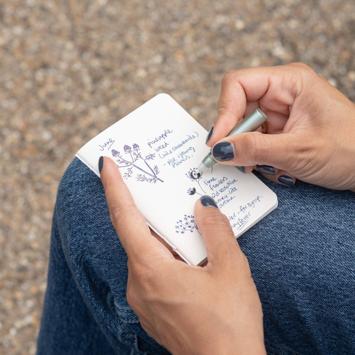 The Field Mouse – refillable travel pen: Ivy