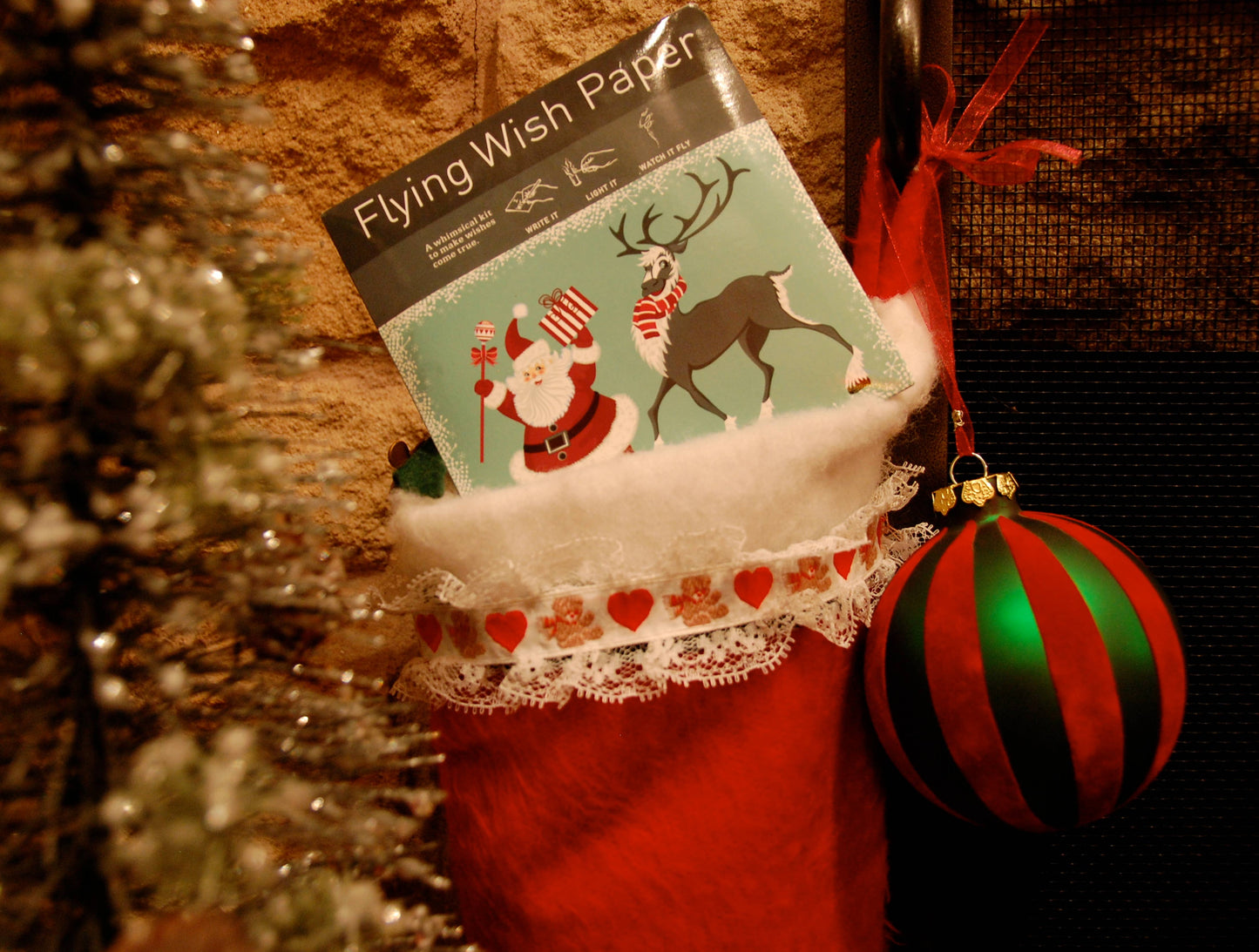 Holiday Trees Mini Flying Wish Paper