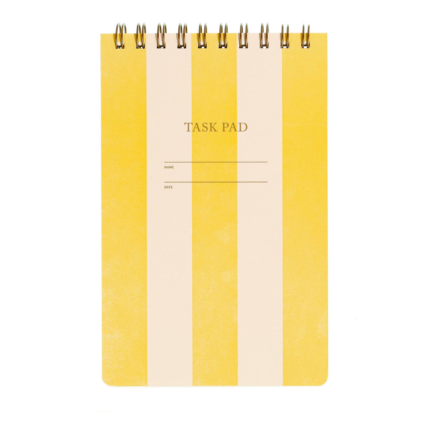 Task Pad Notebook - Yellow Stripe