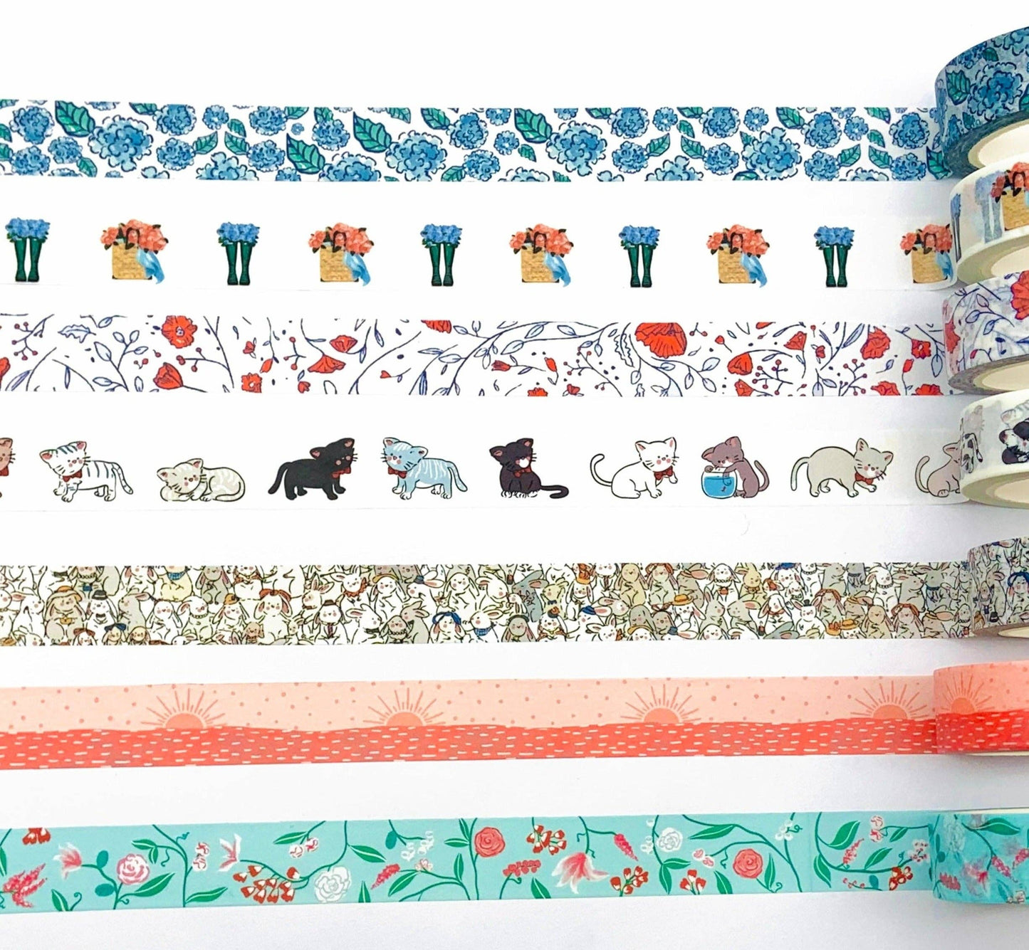 Blue Hydrangea Masking Tape
