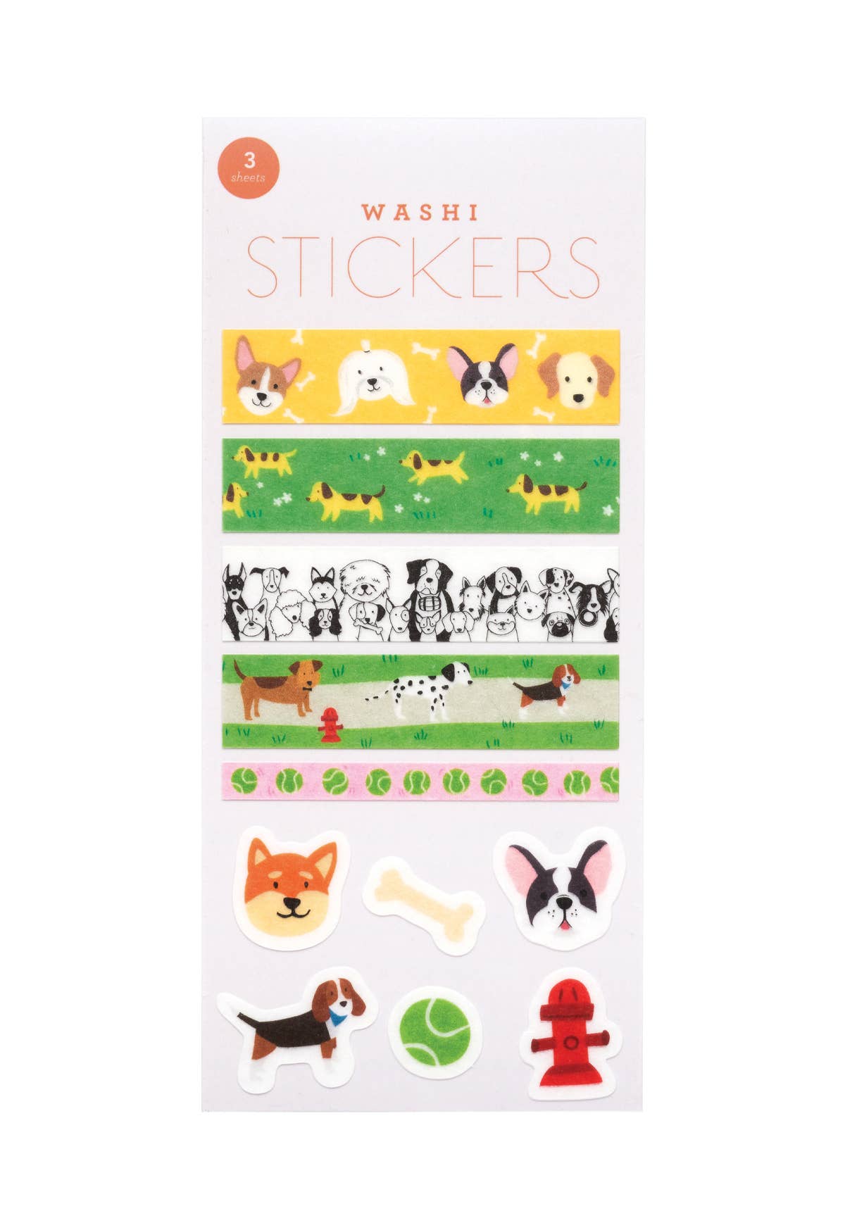DOGS WASHI STICKERS