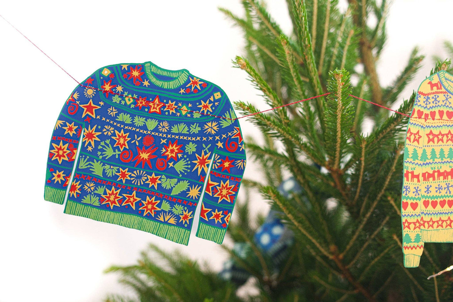 CHRISTMAS JUMPERS SEWN GARLAND
