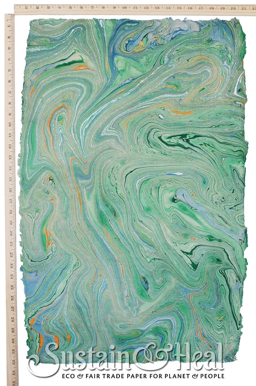Green and Blue Marble Sheet