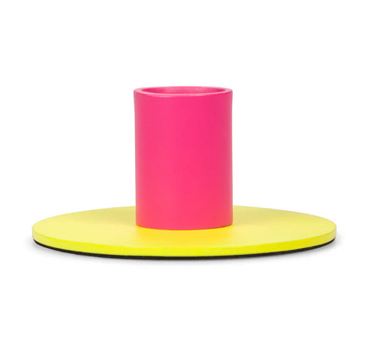 Two Tone Metal Candle Holder - Small