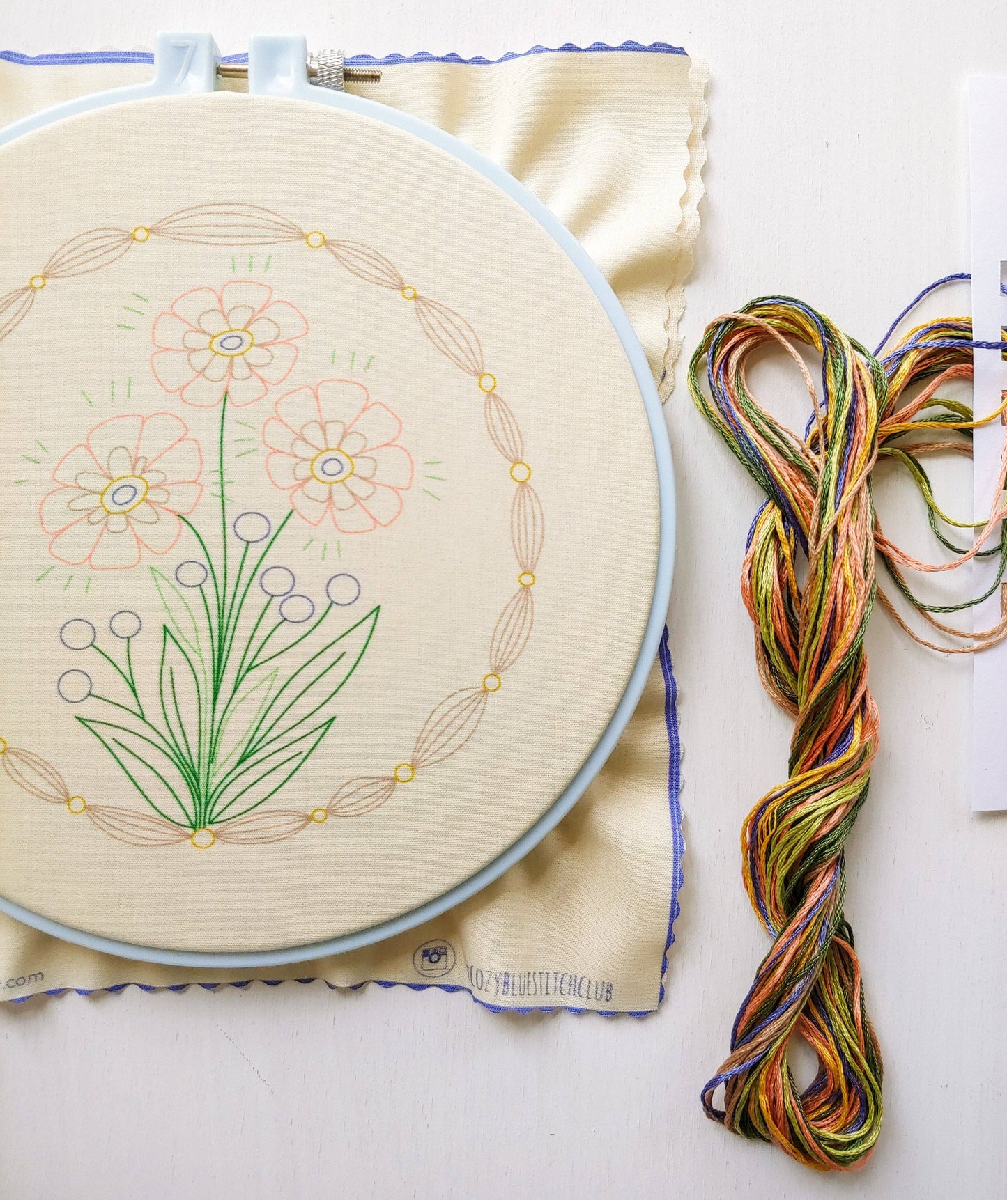 True bloom embroidery kit