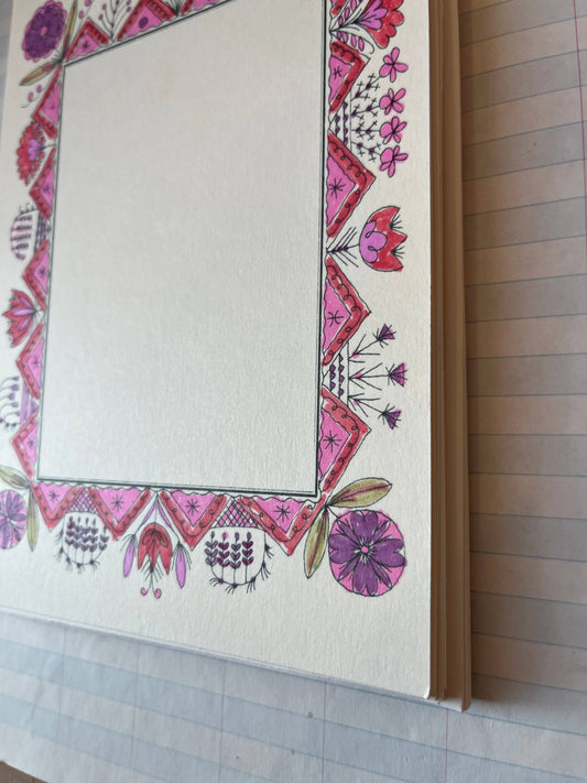 Colorful Folk Frame