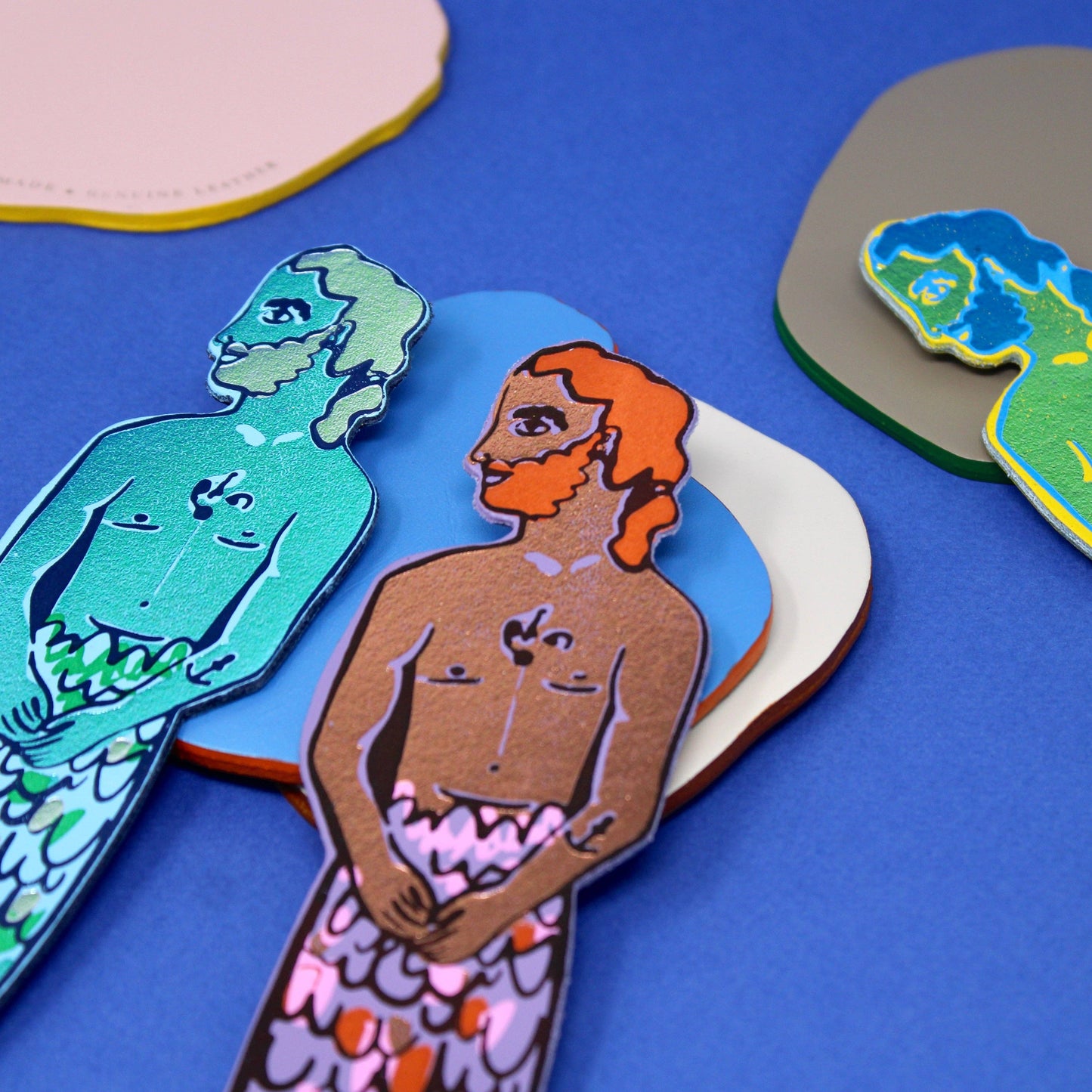Mer-Man Bookmark: Yellow