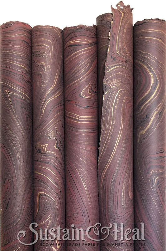 Plum Marble Sheet
