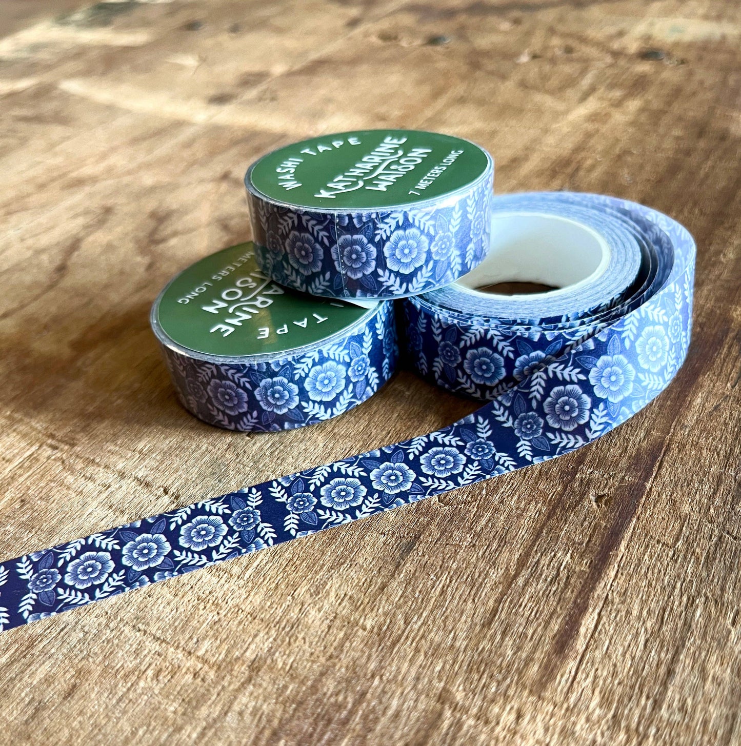 Katharine Watson Washi Tape - Blue Floral