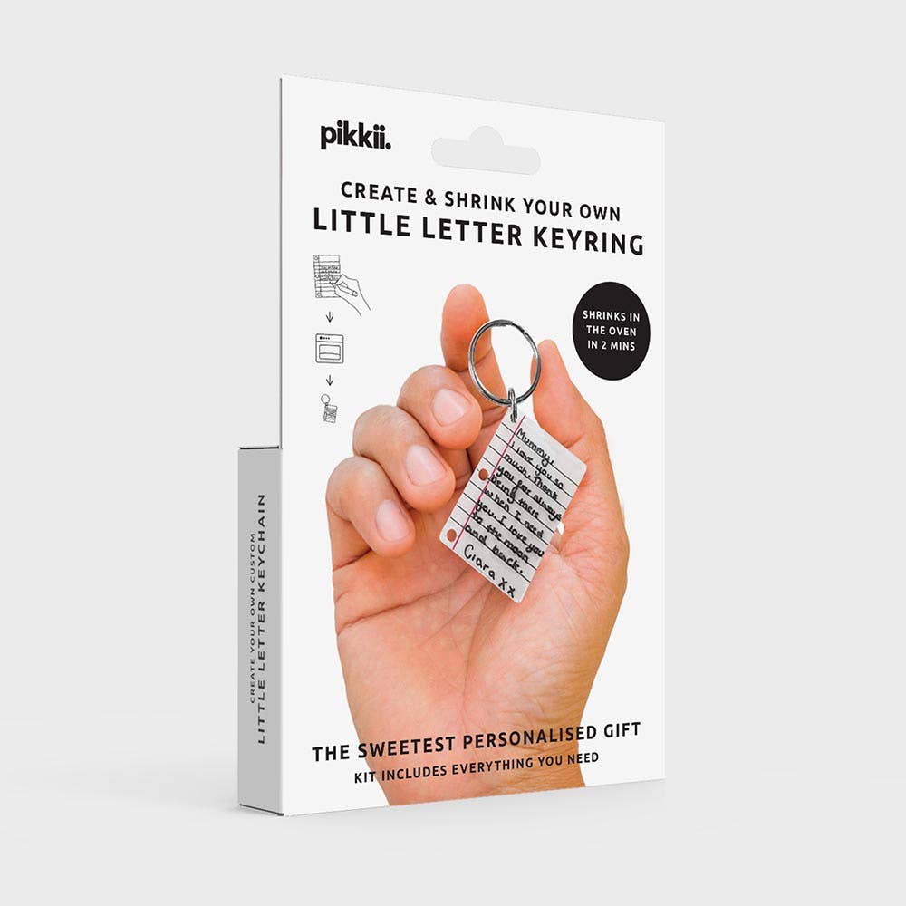 Little Letter Shrink Keyring Kit | DIY Personalized Gift