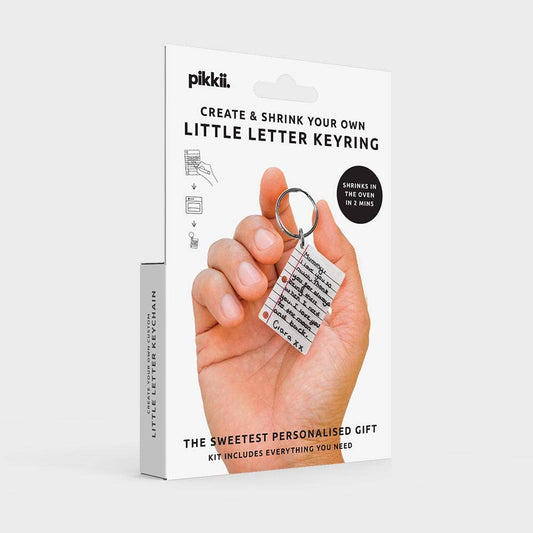 Little Letter Shrink Keyring Kit | DIY Personalized Gift