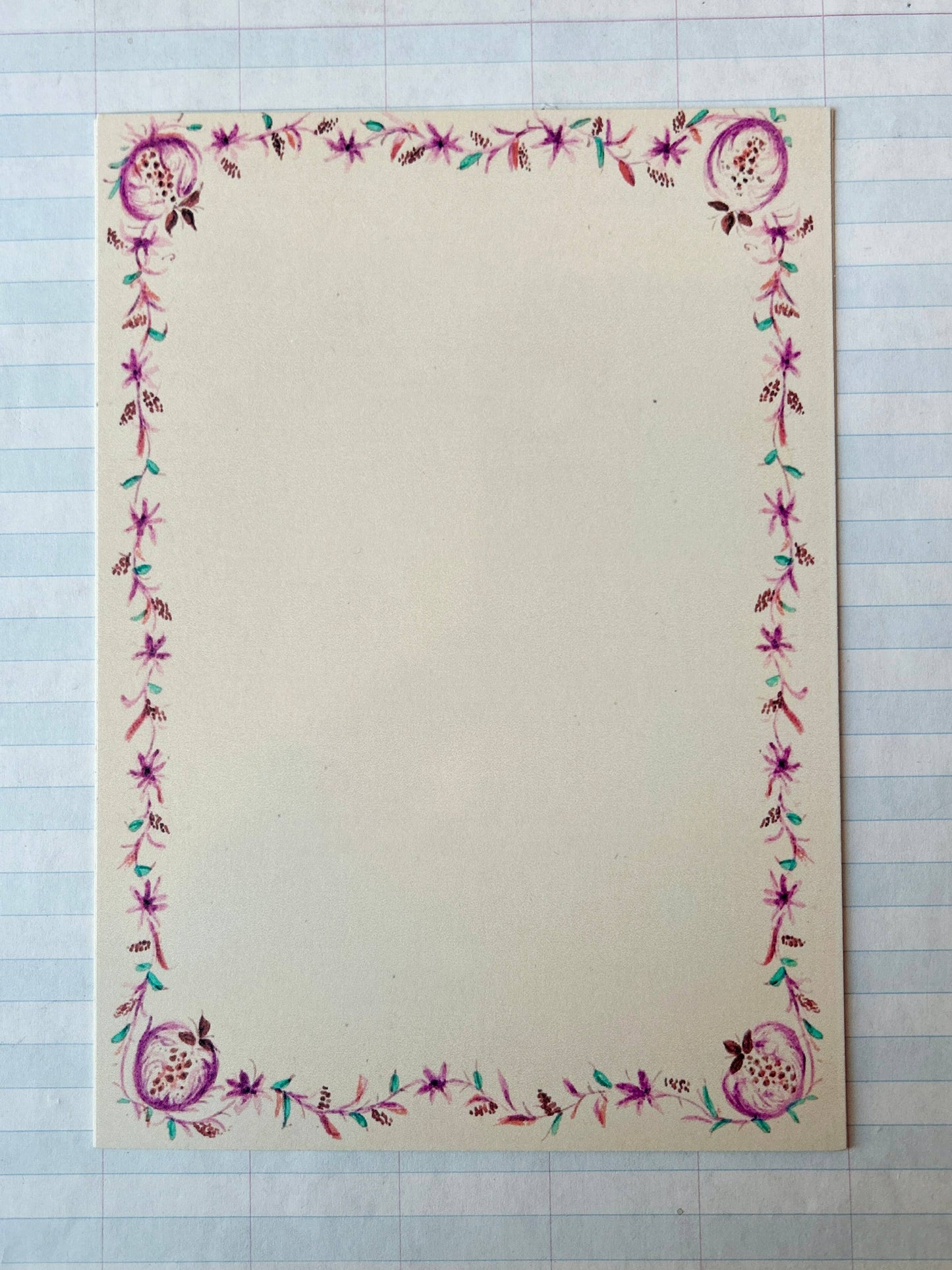 French Menu Stationery Set II: 5