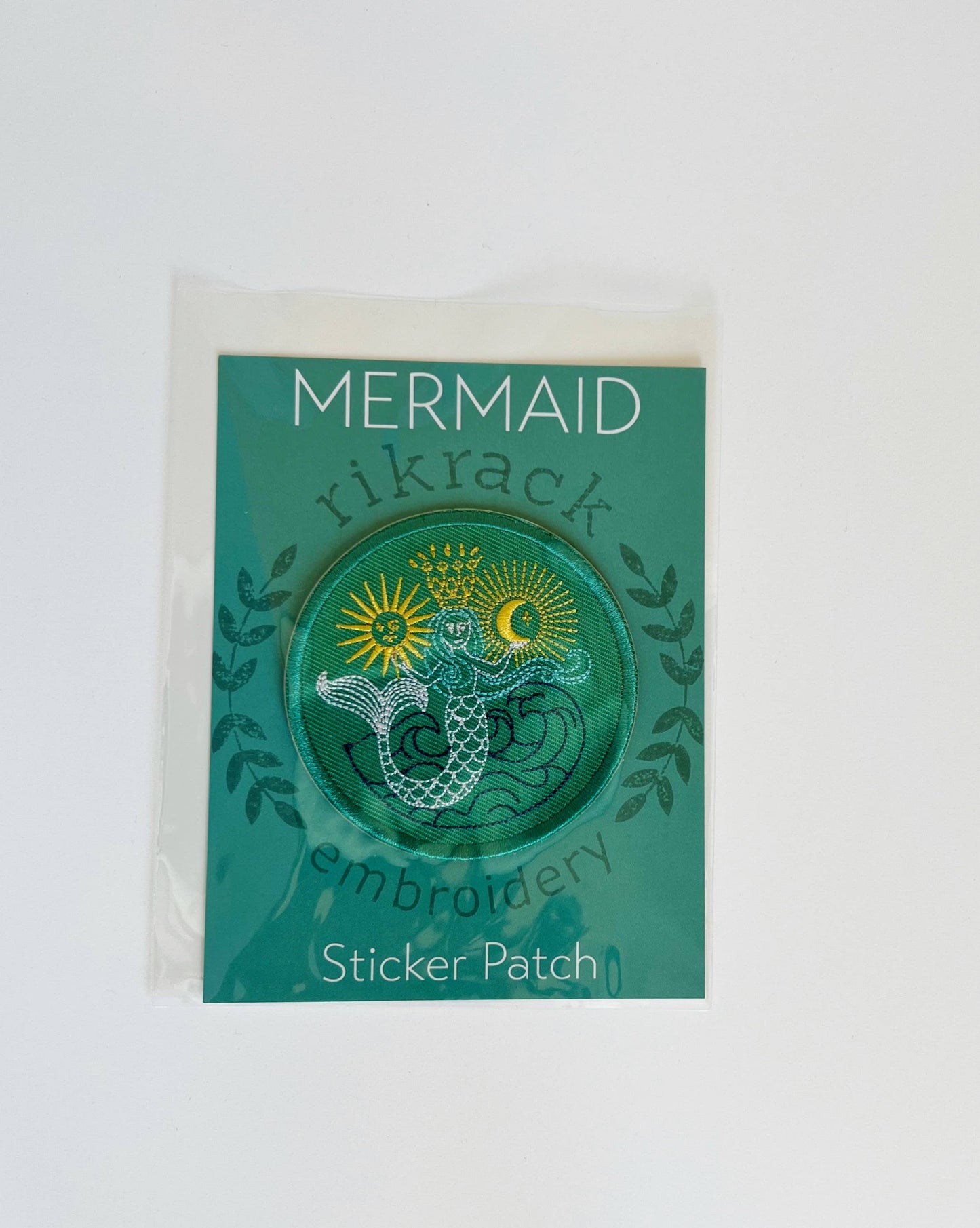 Mermaid Embroidered Sticker Patch