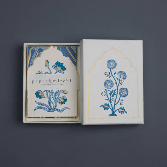 Artisan Notecard Set - Sandook Sapphire