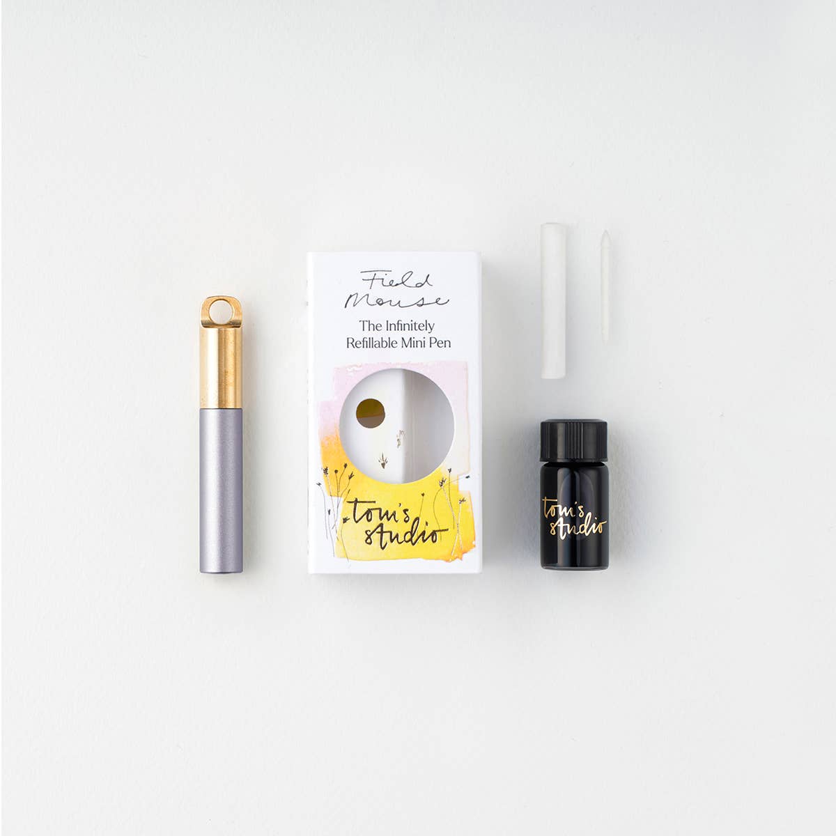 The Field Mouse – refillable travel pen: Sage
