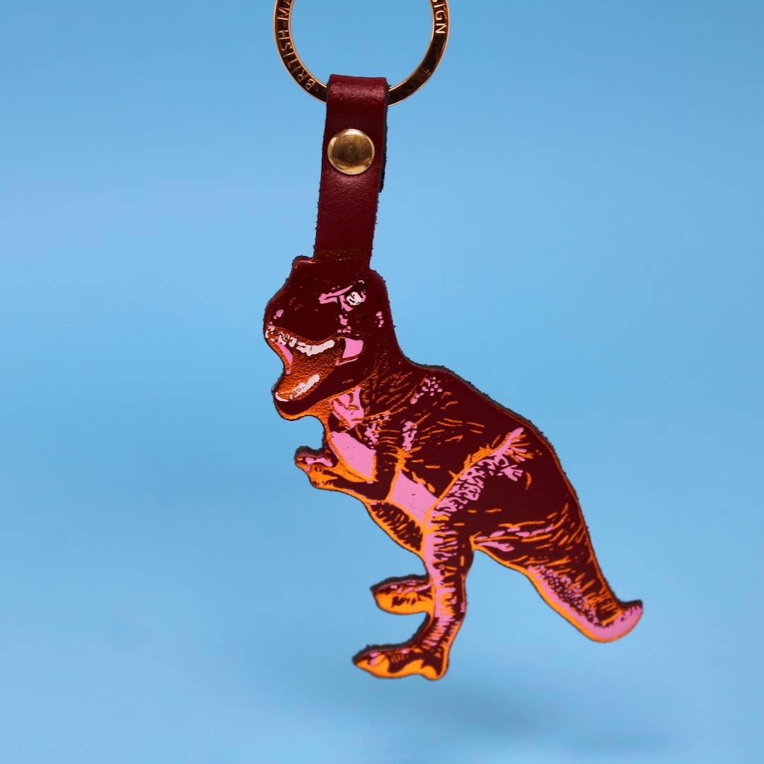T-Rex Key Fob: Turquoise