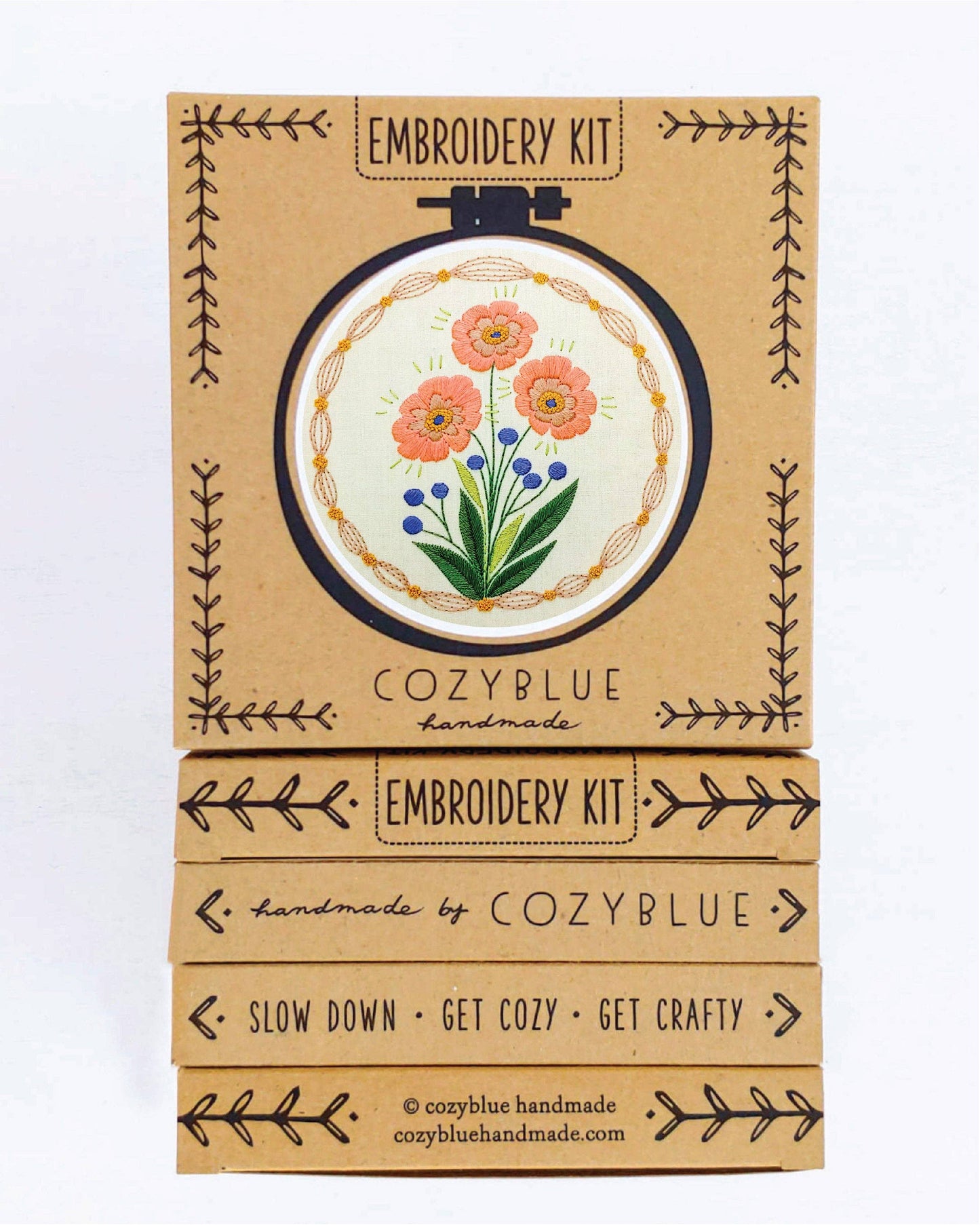 True bloom embroidery kit