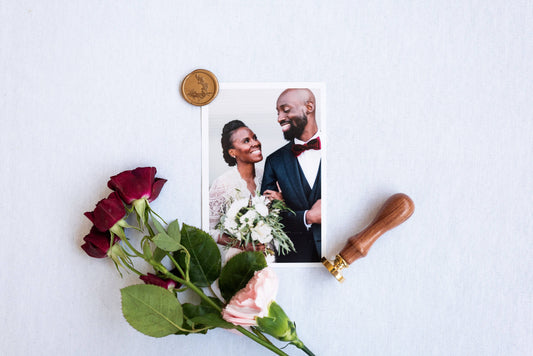 Laurel Wax Seal Stamp Kit: Heart of Gold / Jar of Sealing Wax Beads