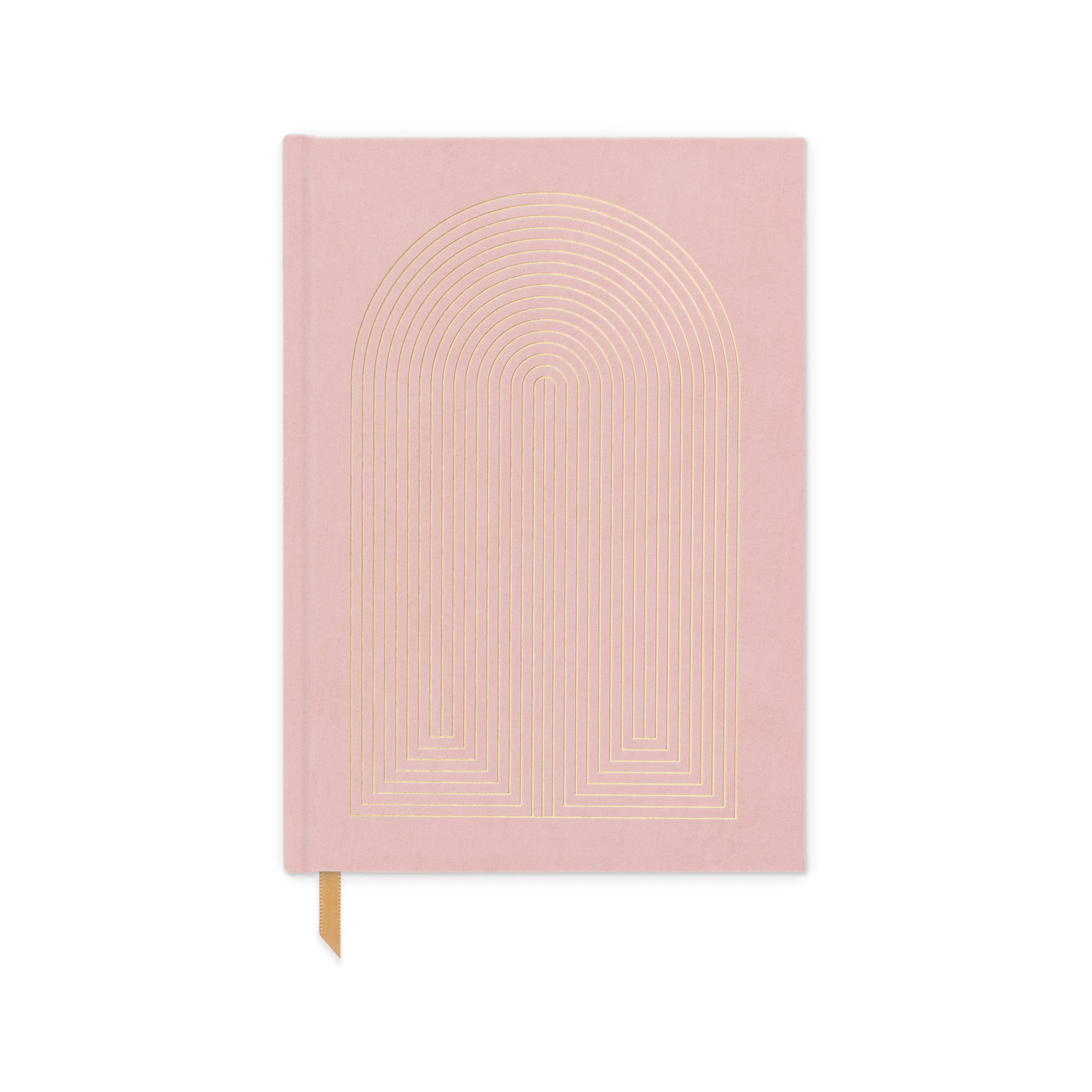 Suede Journals - Dusty Pink Radiant Rainbow – The Paper Canopy