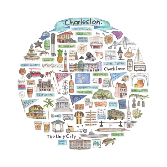 Charleston Icon Notecard