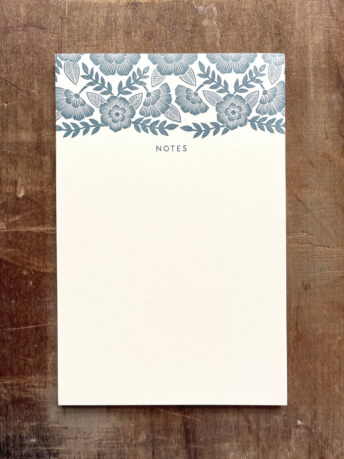 Floral Header Notepad