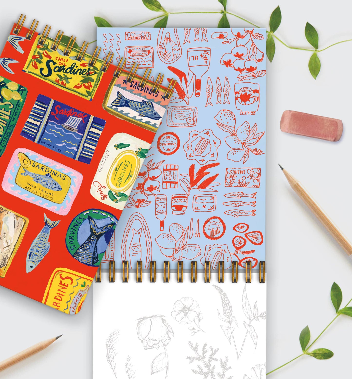 Red Sardine Tin - Sketchbook