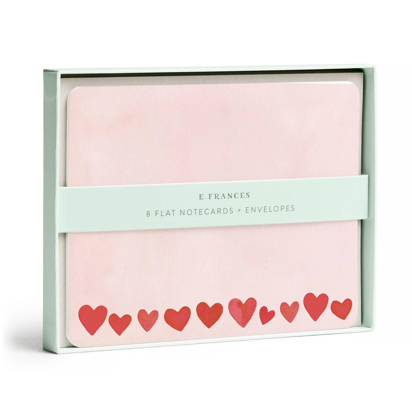 Mini Hearts Blush Flat Note Set