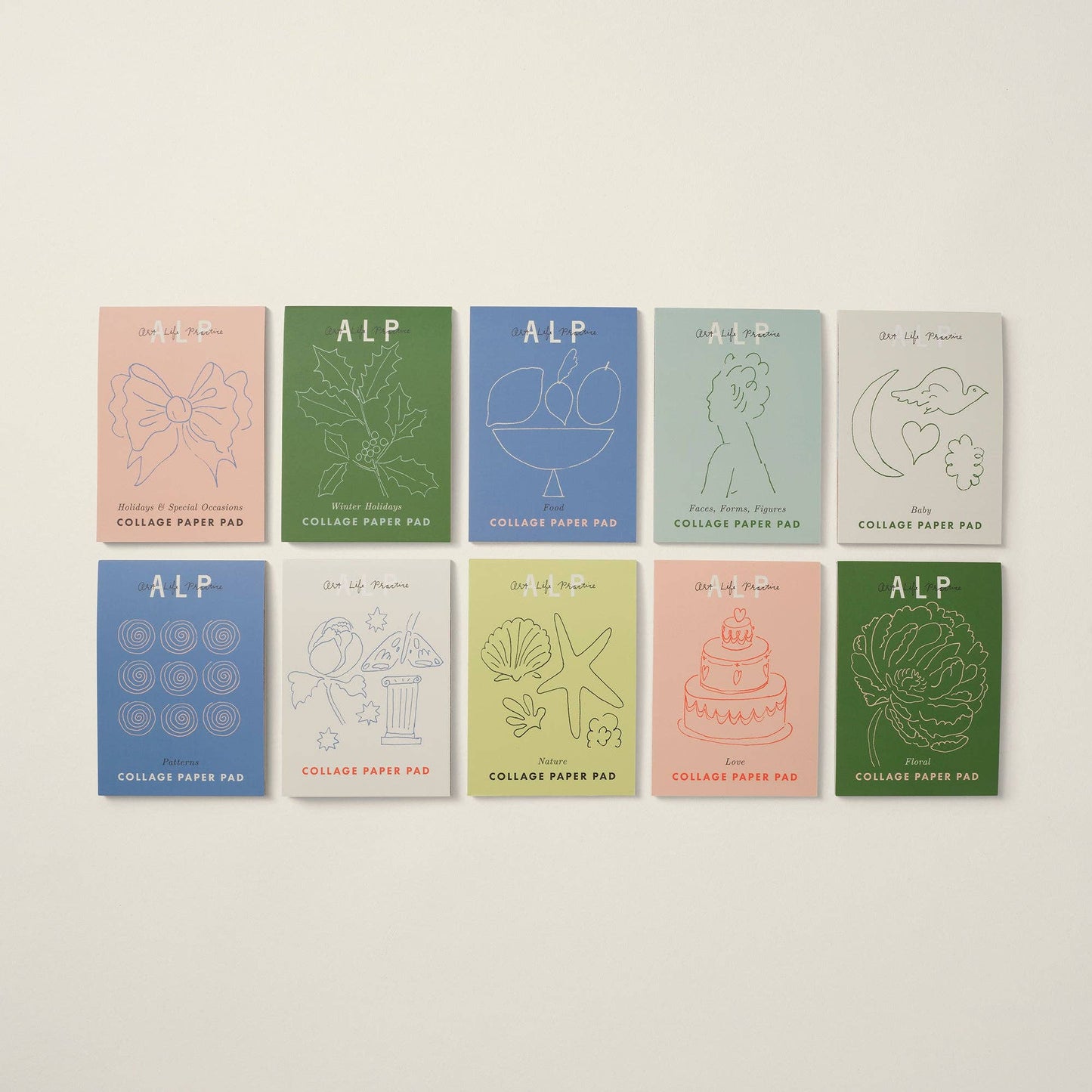 The Collage Paper Pads: Winter Holidays