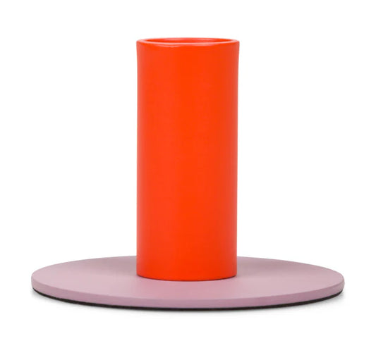 Two Tone Metal Candle Holder - Medium