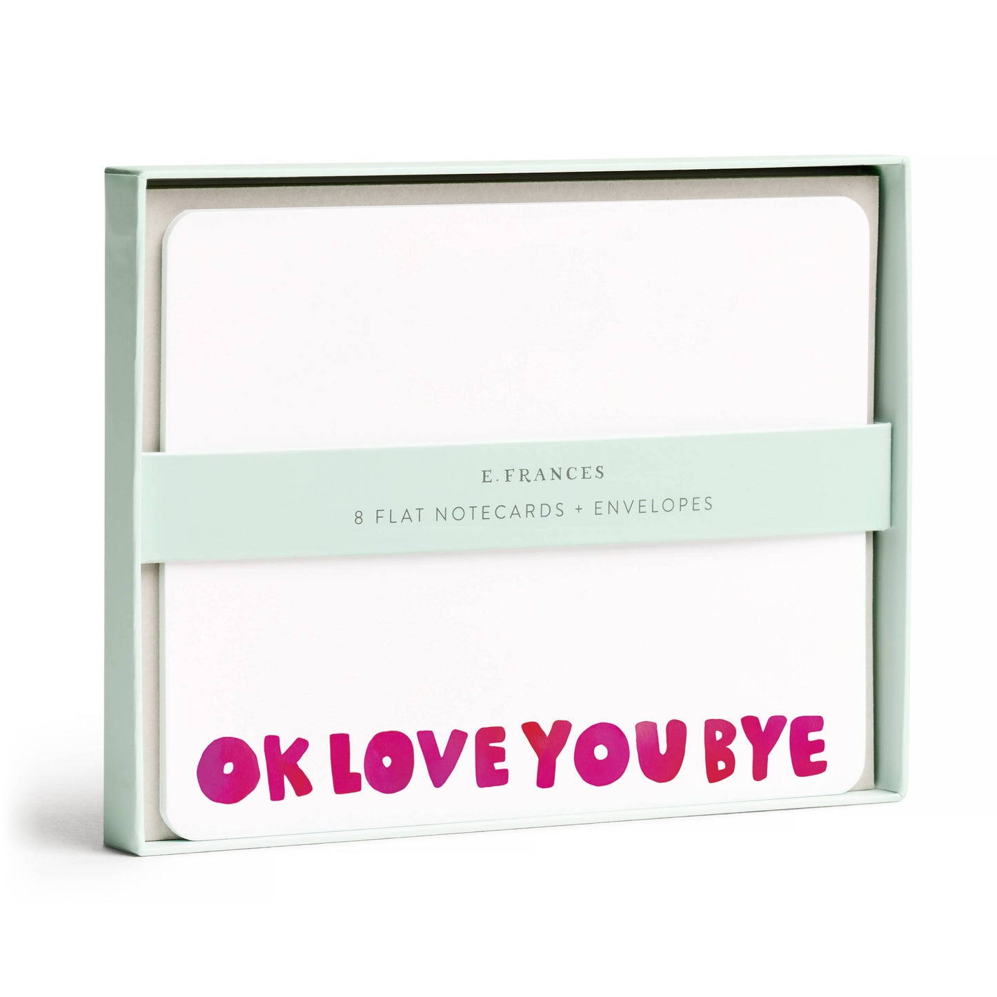 Okloveyoubye Flat Note Set