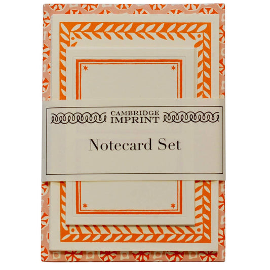 Set of Notecards and Envelopes Sea Urchin Neon