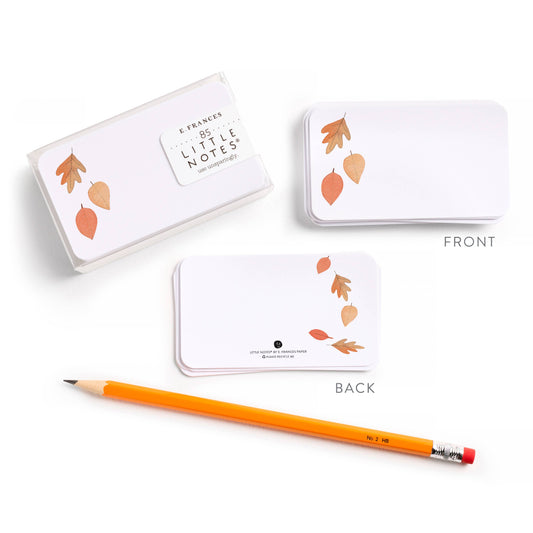 Falling Leaves Little Notes® | Autumn Fall mini notes
