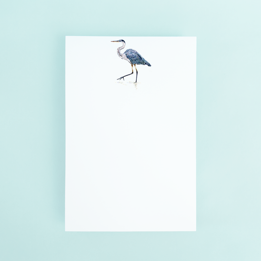 Blue Heron Notepad