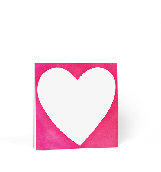 Chubby Heart Chunky Notepad