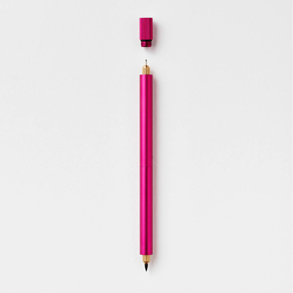 Lumos Pro - Refillable Multi-Tip Pen: Raspberry / Duo Tip