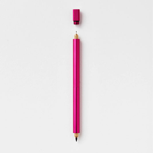Lumos Pro - Refillable Multi-Tip Pen: Raspberry / Duo Tip