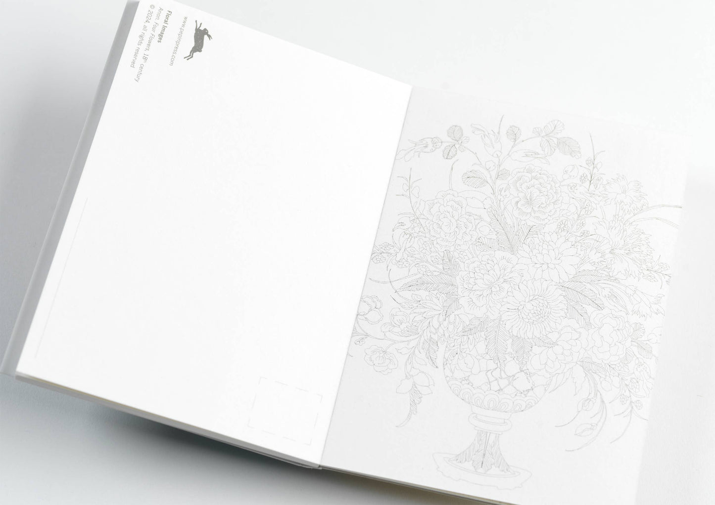 Floral Images Watercolour Postcard Book