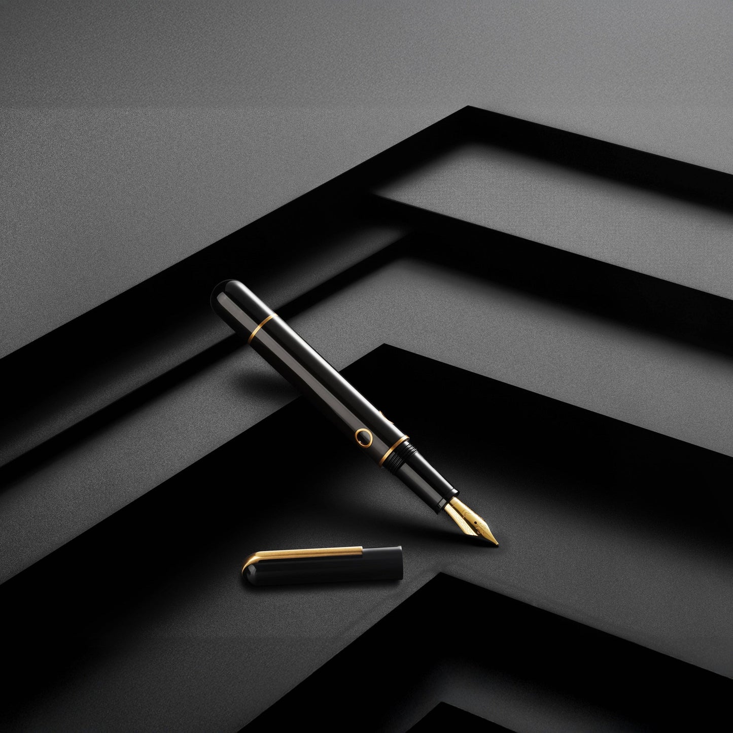 Nahvalur Nautilus Bronze Corydoras Ebonite Fountain Pen: Fine
