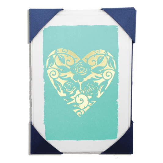 Rose heart  | Notelet Card (5-Pack)