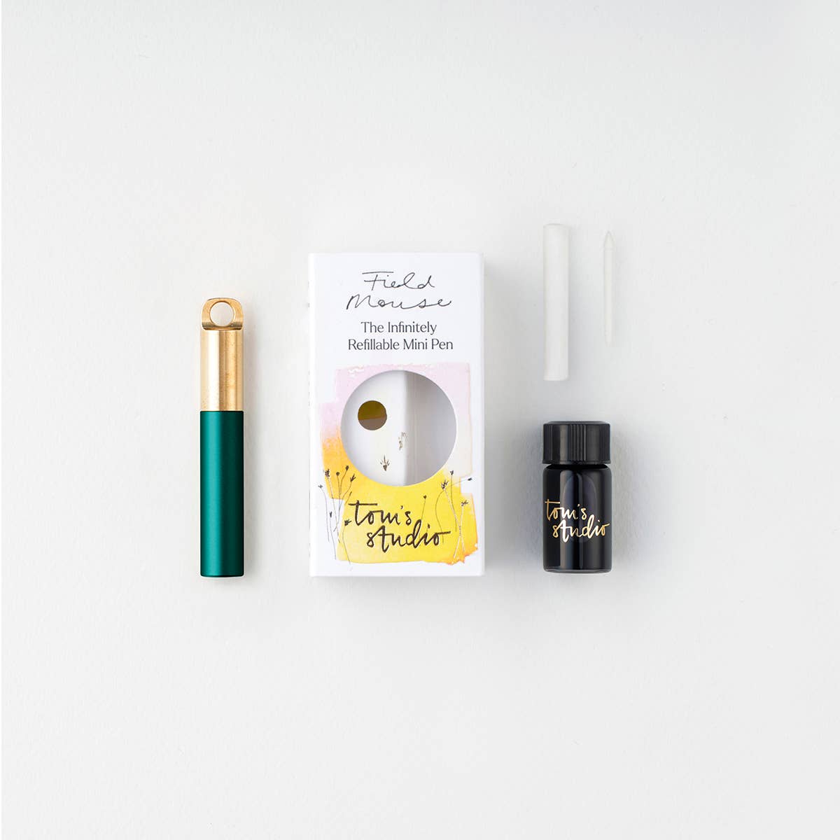 The Field Mouse – refillable travel pen: Sage
