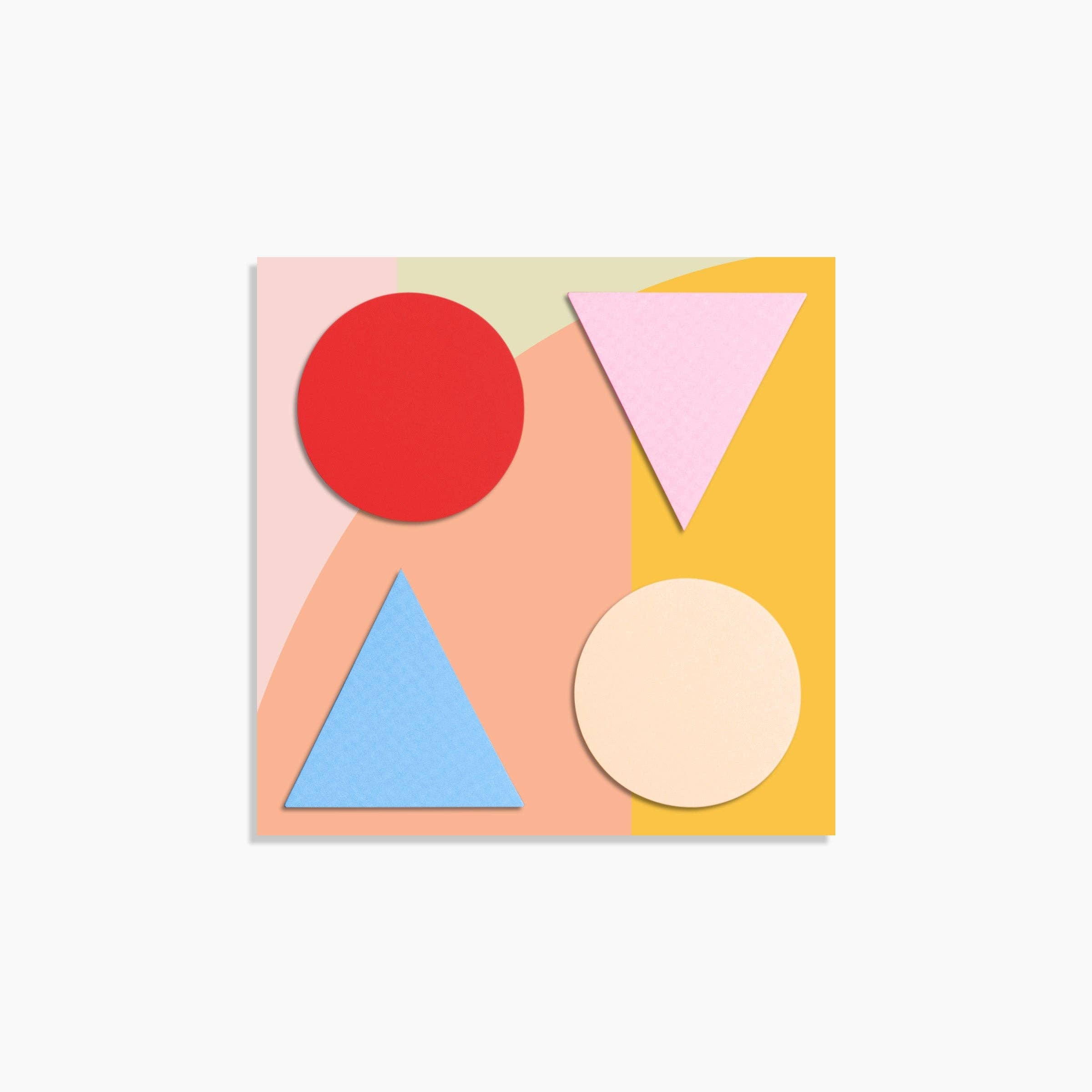 Geometric Sticky Notes: Warm – The Paper Canopy