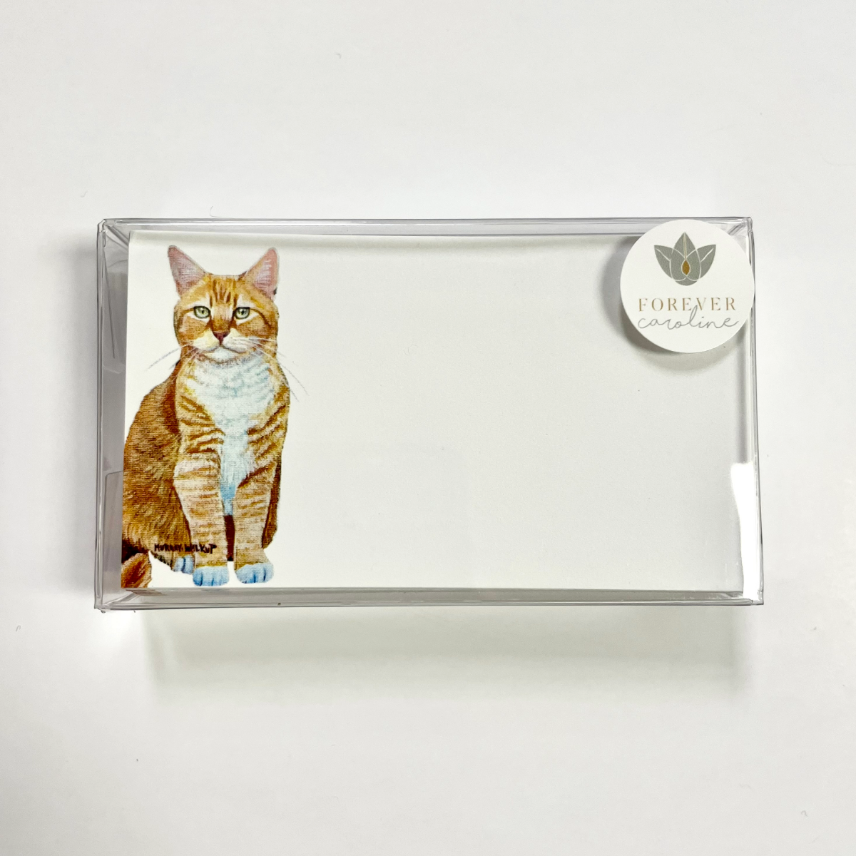 Orange Cat Tiny Cards | Pack of 60 "Love Notes"