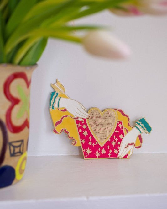 Hands and Heart Greeting Card