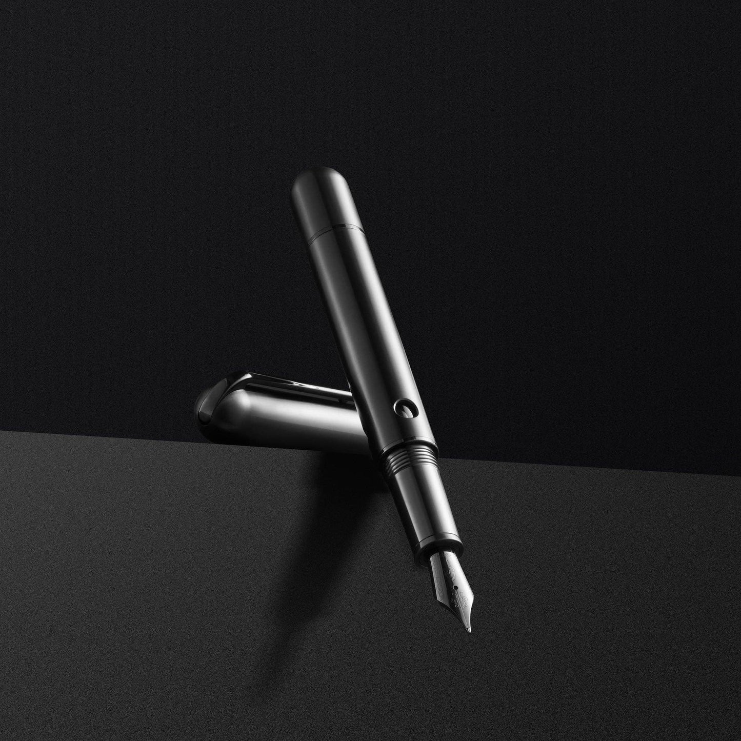 Nautilus Ti Black Titanium Fountain Pen: Medium
